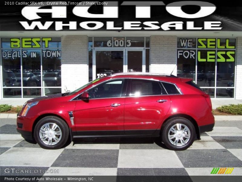Crystal Red Tintcoat / Shale/Ebony 2010 Cadillac SRX V6