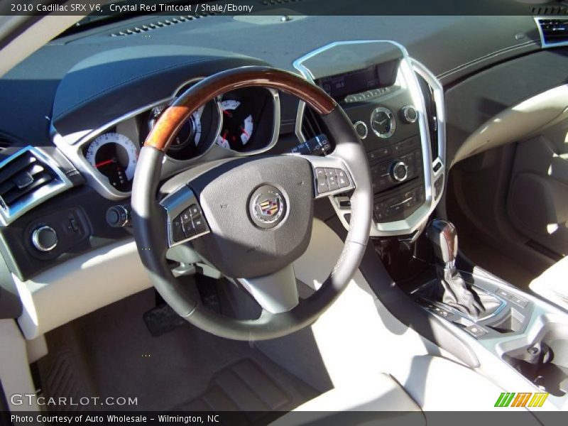 Crystal Red Tintcoat / Shale/Ebony 2010 Cadillac SRX V6