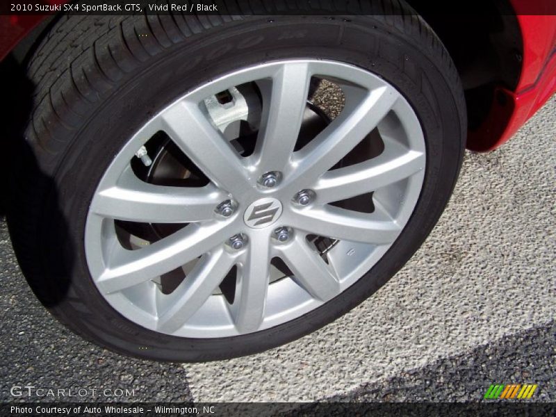 Vivid Red / Black 2010 Suzuki SX4 SportBack GTS