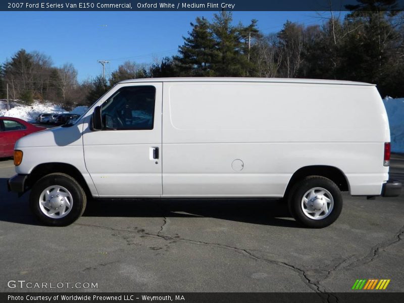 Oxford White / Medium Flint Grey 2007 Ford E Series Van E150 Commercial