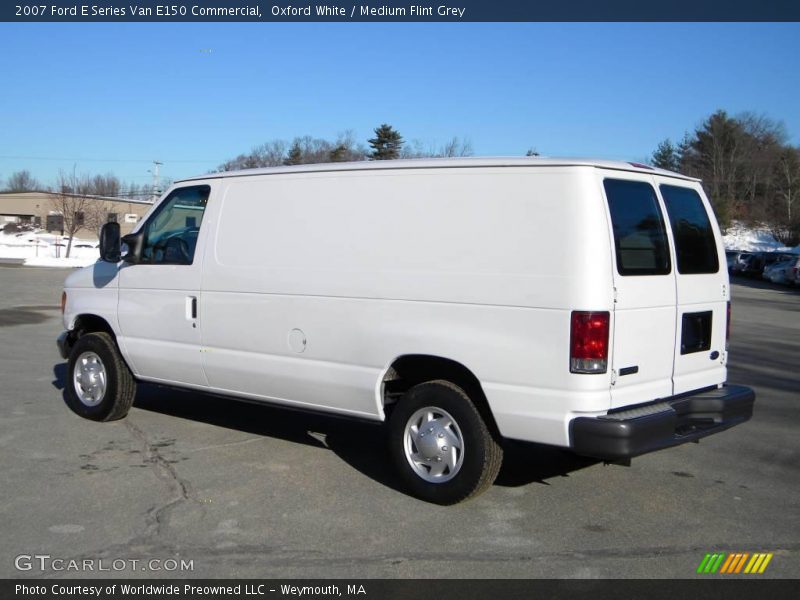 Oxford White / Medium Flint Grey 2007 Ford E Series Van E150 Commercial