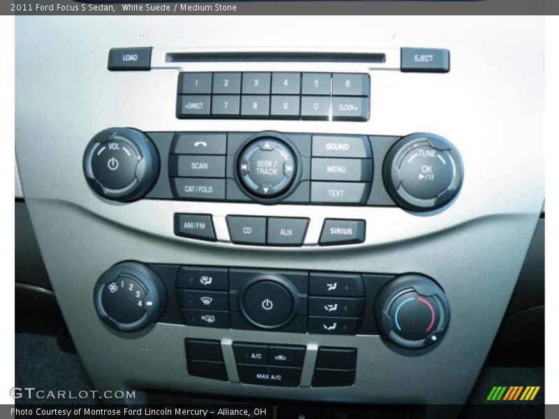 White Suede / Medium Stone 2011 Ford Focus S Sedan