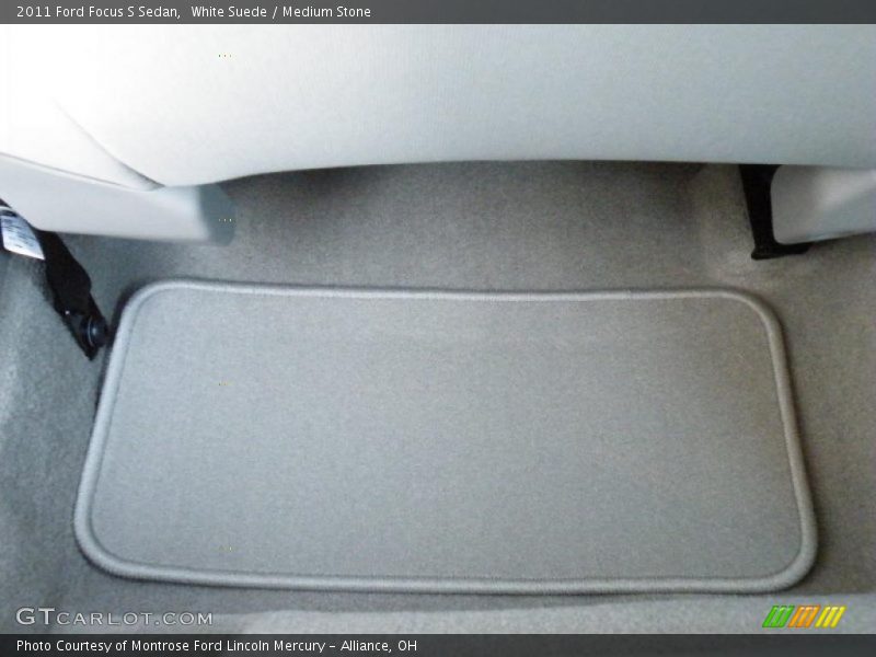 White Suede / Medium Stone 2011 Ford Focus S Sedan