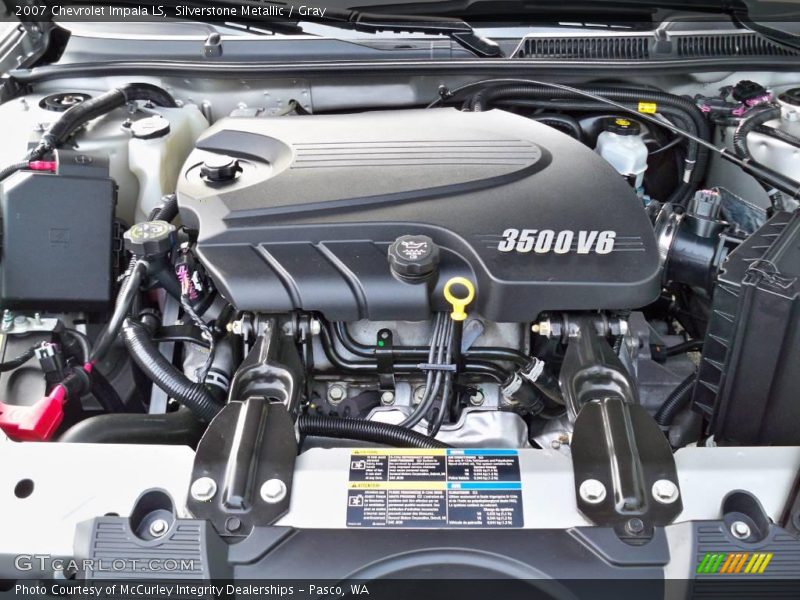 Silverstone Metallic / Gray 2007 Chevrolet Impala LS