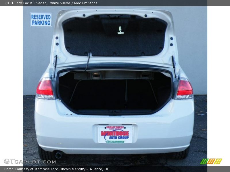 White Suede / Medium Stone 2011 Ford Focus S Sedan