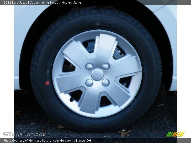 White Suede / Medium Stone 2011 Ford Focus S Sedan