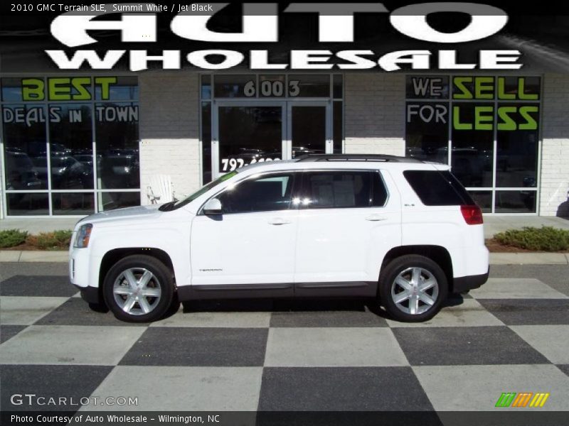 Summit White / Jet Black 2010 GMC Terrain SLE