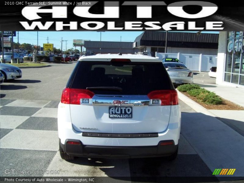 Summit White / Jet Black 2010 GMC Terrain SLE