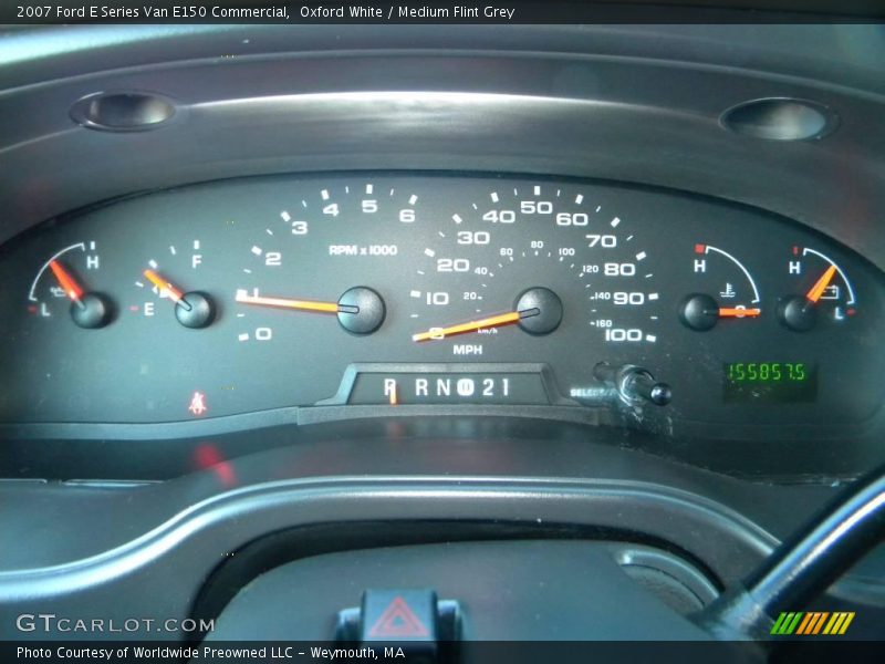 Oxford White / Medium Flint Grey 2007 Ford E Series Van E150 Commercial
