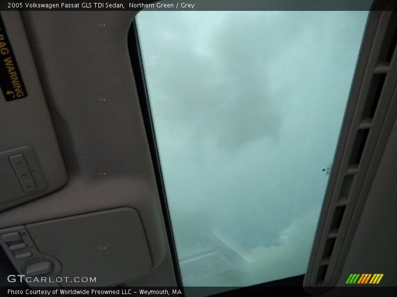 Sunroof of 2005 Passat GLS TDI Sedan