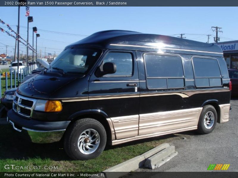 Front 3/4 View of 2002 Ram Van 1500 Passenger Conversion