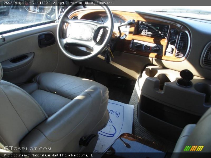 Black / Sandstone 2002 Dodge Ram Van 1500 Passenger Conversion