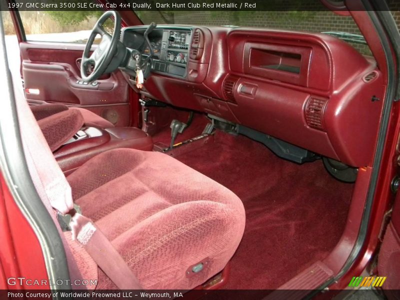 Dashboard of 1997 Sierra 3500 SLE Crew Cab 4x4 Dually