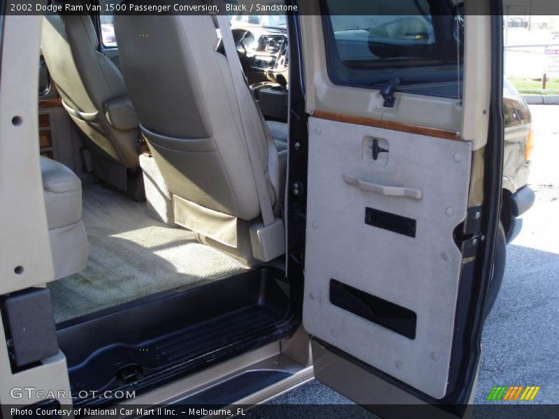 Black / Sandstone 2002 Dodge Ram Van 1500 Passenger Conversion