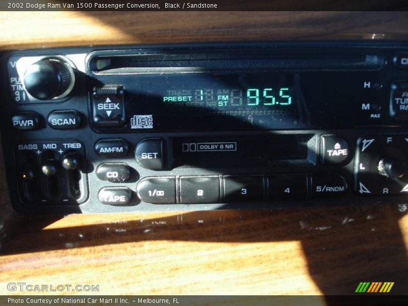 Black / Sandstone 2002 Dodge Ram Van 1500 Passenger Conversion