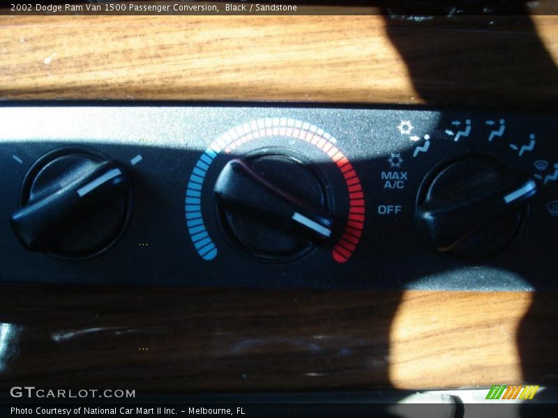 Black / Sandstone 2002 Dodge Ram Van 1500 Passenger Conversion