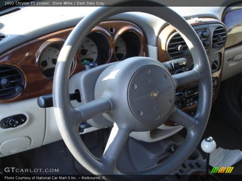 Stone White / Dark Slate Gray 2003 Chrysler PT Cruiser