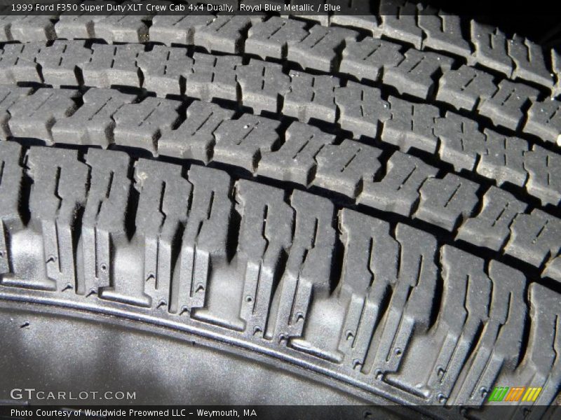 Royal Blue Metallic / Blue 1999 Ford F350 Super Duty XLT Crew Cab 4x4 Dually