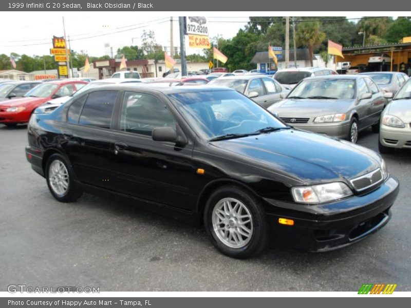Black Obsidian / Black 1999 Infiniti G 20 Sedan