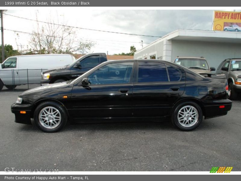 Black Obsidian / Black 1999 Infiniti G 20 Sedan
