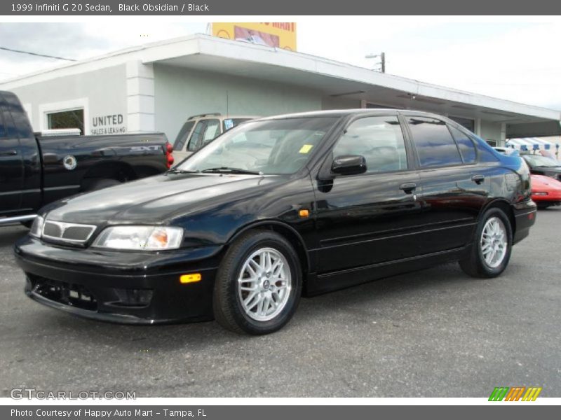 Black Obsidian / Black 1999 Infiniti G 20 Sedan