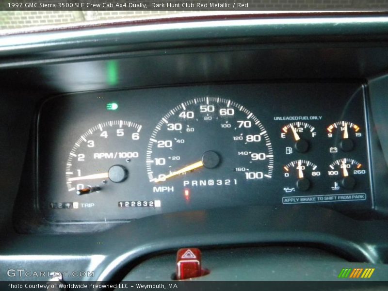  1997 Sierra 3500 SLE Crew Cab 4x4 Dually SLE Crew Cab 4x4 Dually Gauges