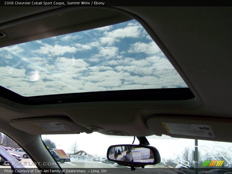 Summit White / Ebony 2008 Chevrolet Cobalt Sport Coupe