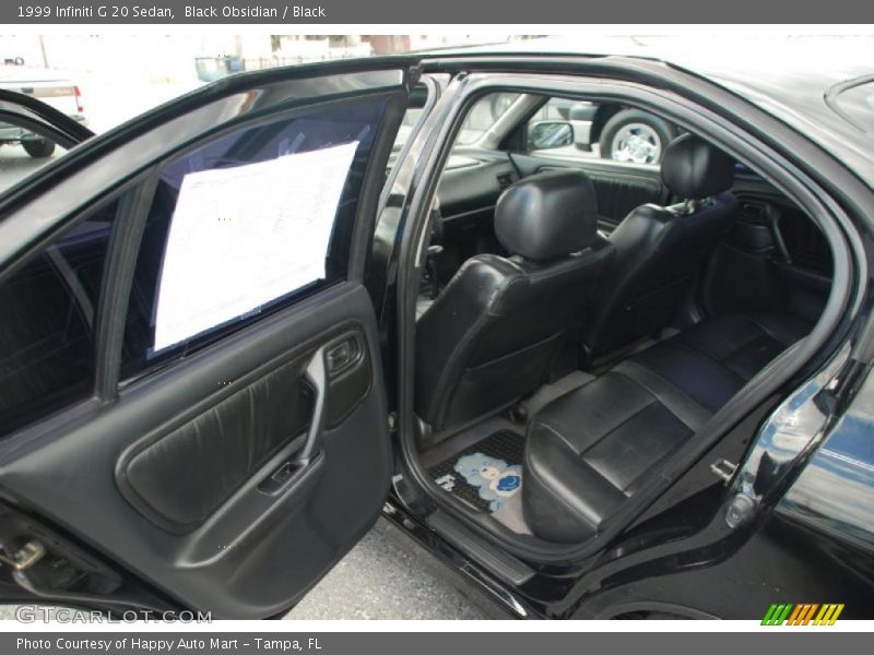 Black Obsidian / Black 1999 Infiniti G 20 Sedan