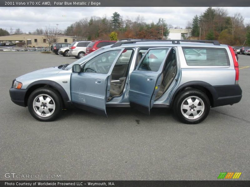 Polar Blue Metallic / Beige 2001 Volvo V70 XC AWD