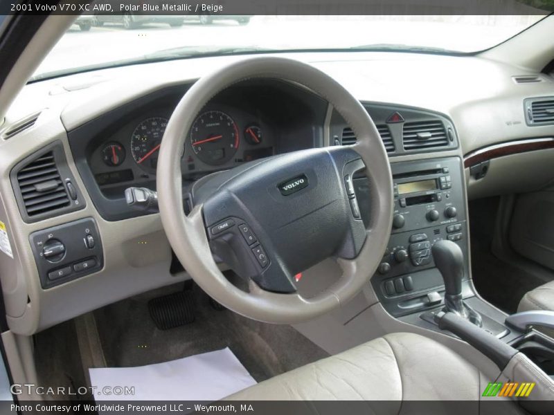 Polar Blue Metallic / Beige 2001 Volvo V70 XC AWD