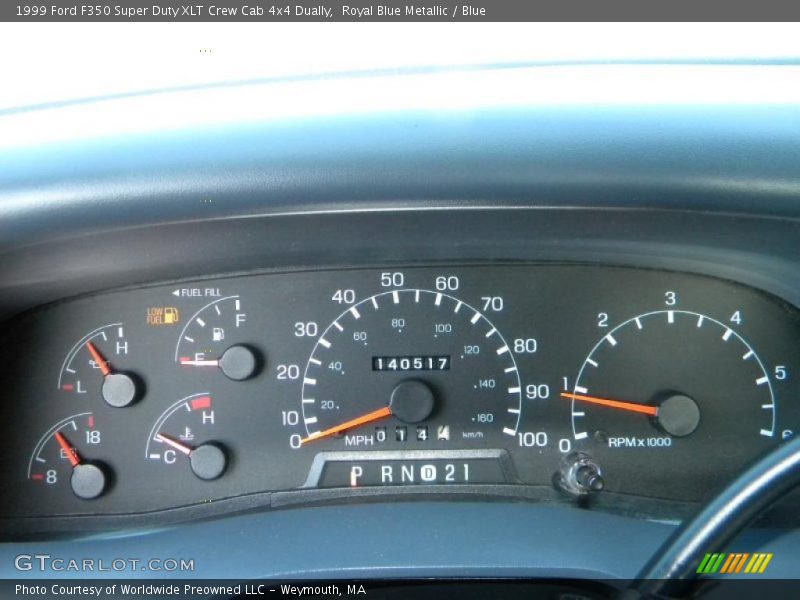  1999 F350 Super Duty XLT Crew Cab 4x4 Dually XLT Crew Cab 4x4 Dually Gauges