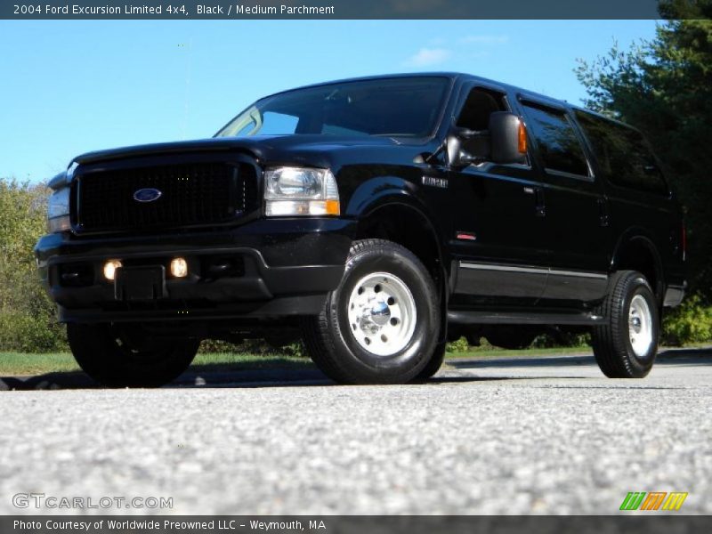 Black / Medium Parchment 2004 Ford Excursion Limited 4x4