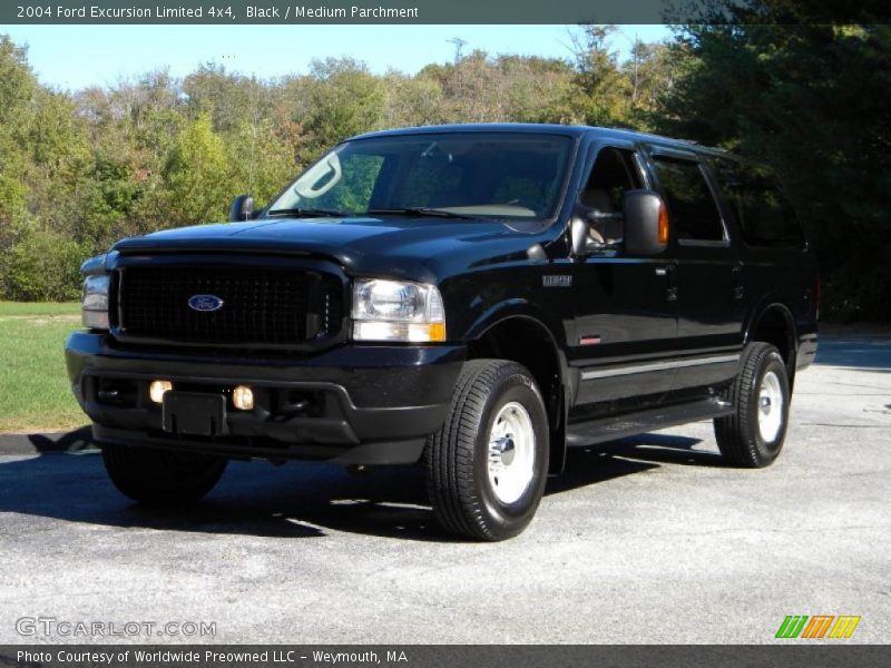 Black / Medium Parchment 2004 Ford Excursion Limited 4x4