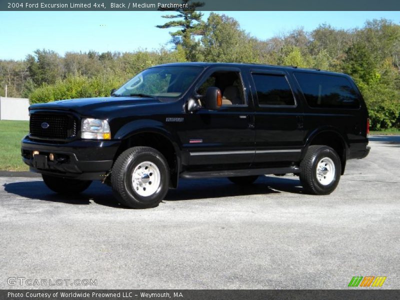 Black / Medium Parchment 2004 Ford Excursion Limited 4x4