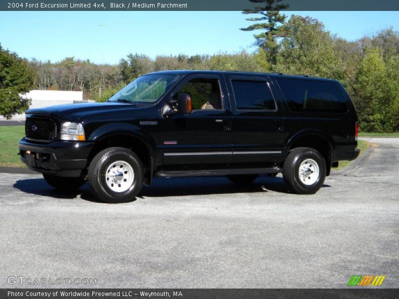 Black / Medium Parchment 2004 Ford Excursion Limited 4x4
