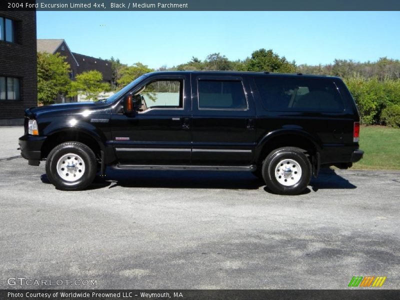 Black / Medium Parchment 2004 Ford Excursion Limited 4x4