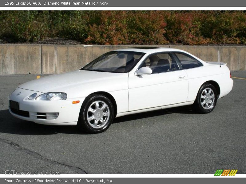 Diamond White Pearl Metallic / Ivory 1995 Lexus SC 400
