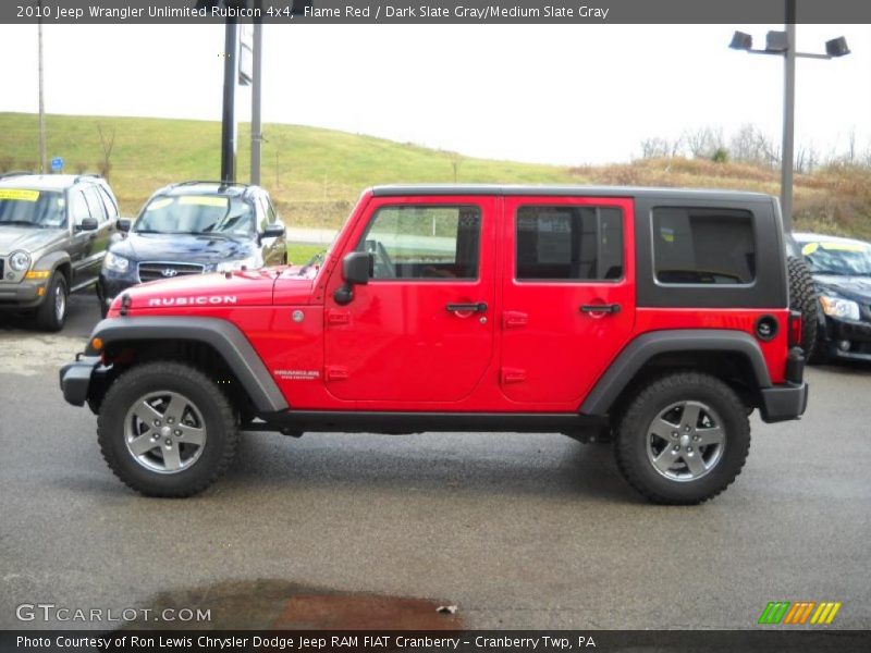  2010 Wrangler Unlimited Rubicon 4x4 Flame Red
