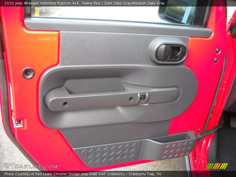 Flame Red / Dark Slate Gray/Medium Slate Gray 2010 Jeep Wrangler Unlimited Rubicon 4x4