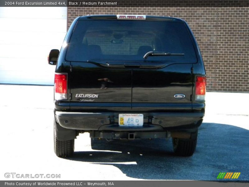 Black / Medium Parchment 2004 Ford Excursion Limited 4x4