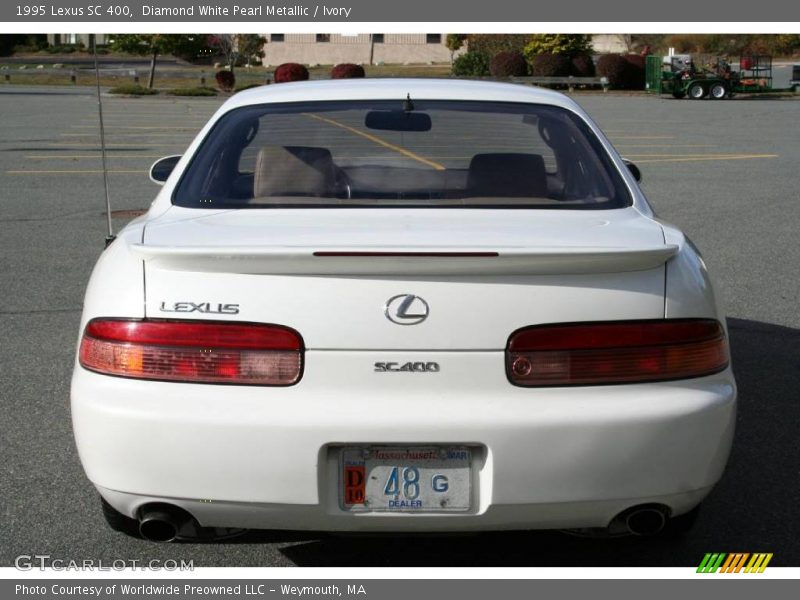 Diamond White Pearl Metallic / Ivory 1995 Lexus SC 400