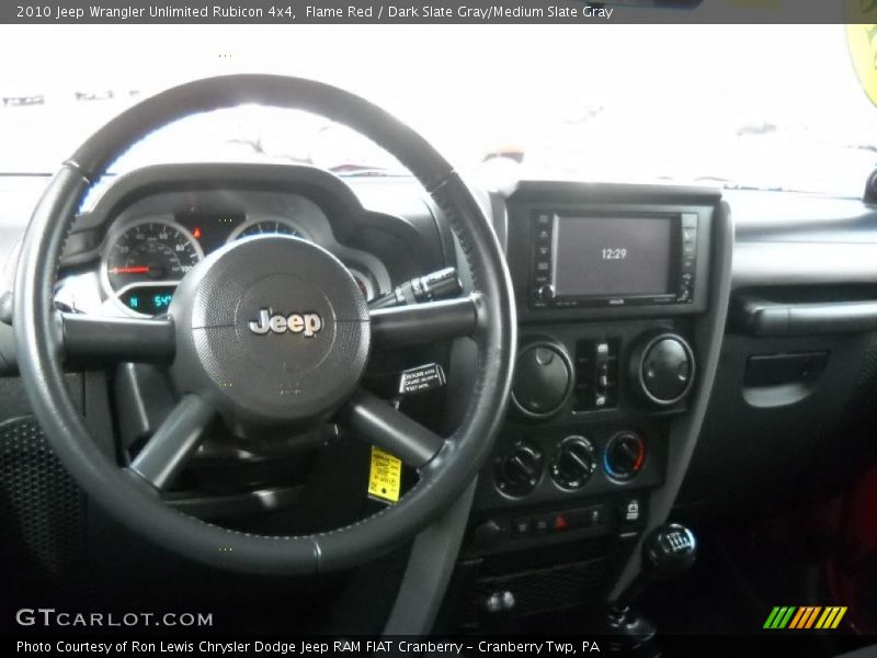 Flame Red / Dark Slate Gray/Medium Slate Gray 2010 Jeep Wrangler Unlimited Rubicon 4x4