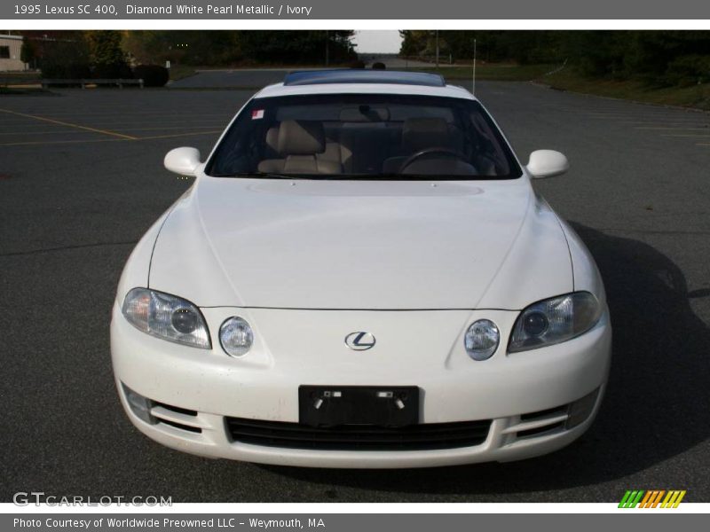 Diamond White Pearl Metallic / Ivory 1995 Lexus SC 400