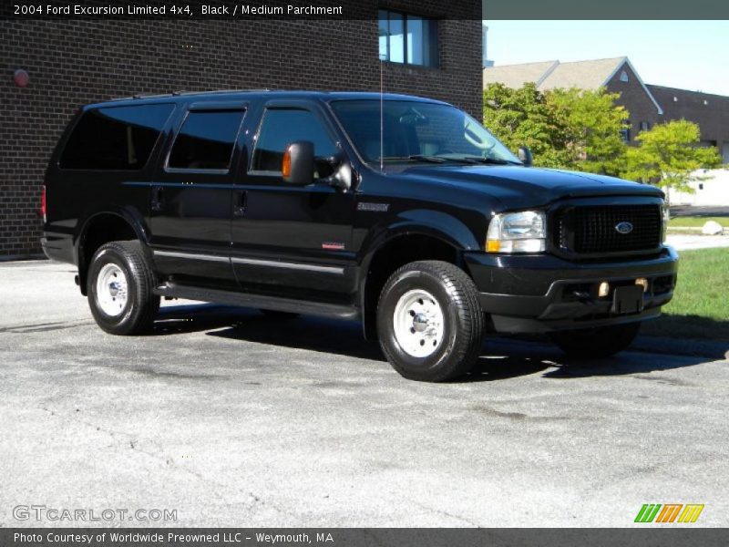 Black / Medium Parchment 2004 Ford Excursion Limited 4x4
