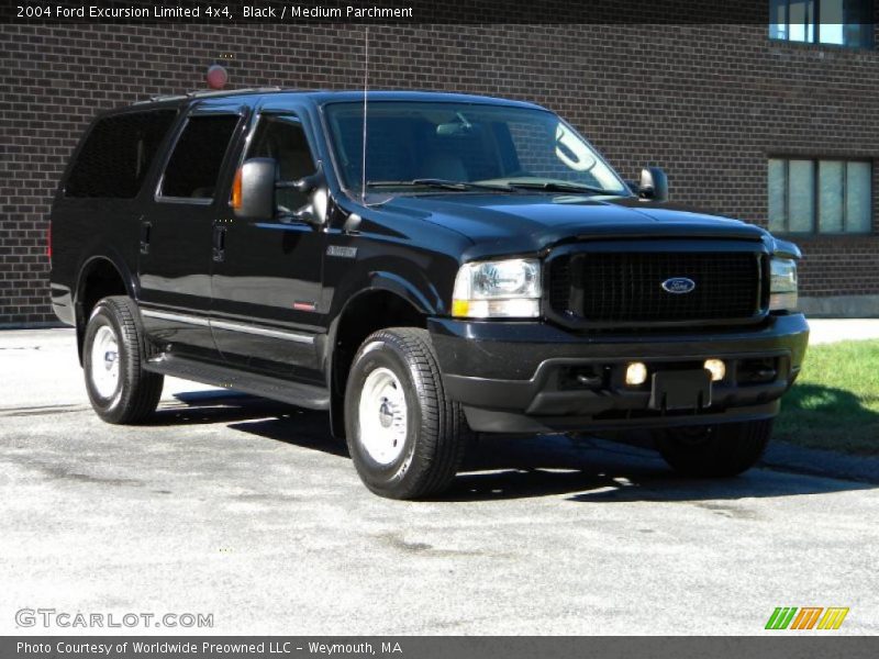 Black / Medium Parchment 2004 Ford Excursion Limited 4x4