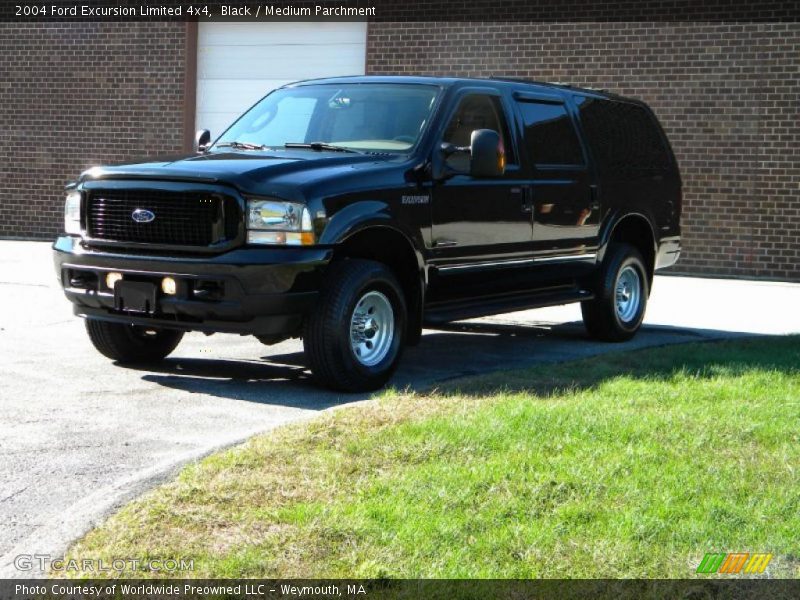 Black / Medium Parchment 2004 Ford Excursion Limited 4x4