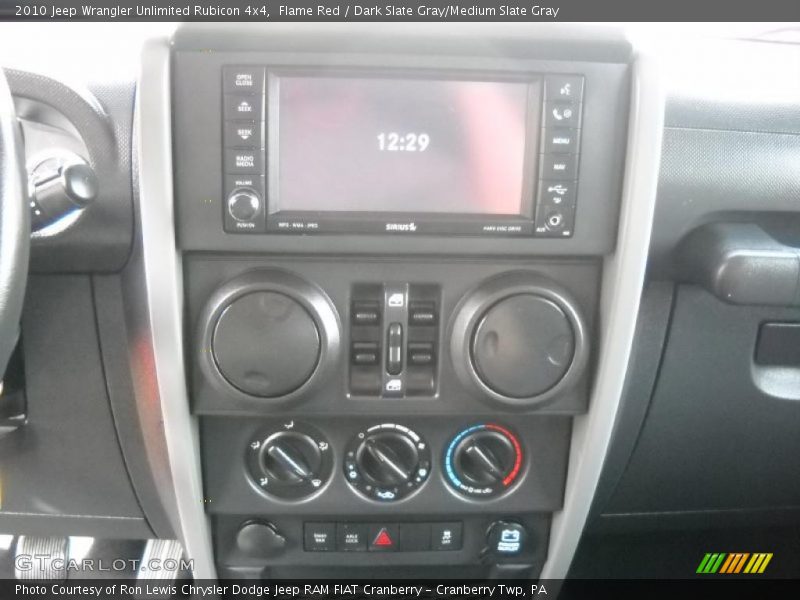 Flame Red / Dark Slate Gray/Medium Slate Gray 2010 Jeep Wrangler Unlimited Rubicon 4x4
