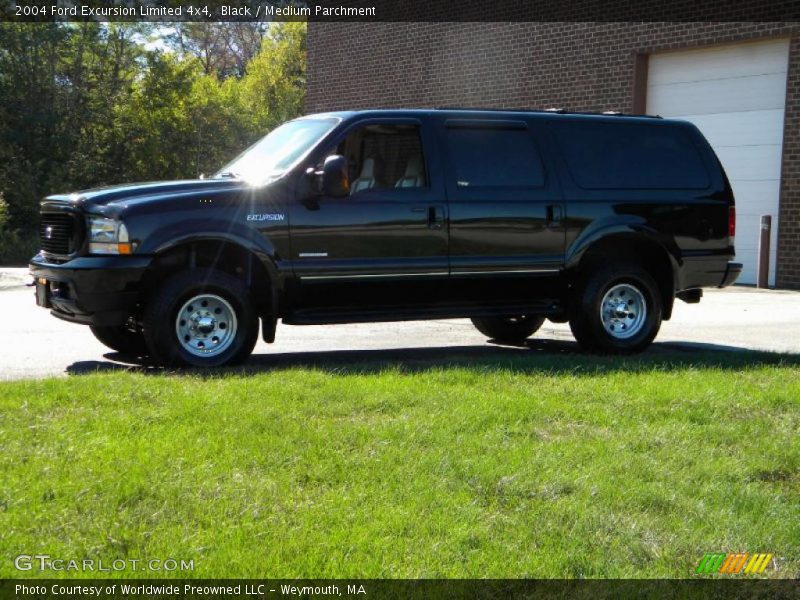 Black / Medium Parchment 2004 Ford Excursion Limited 4x4