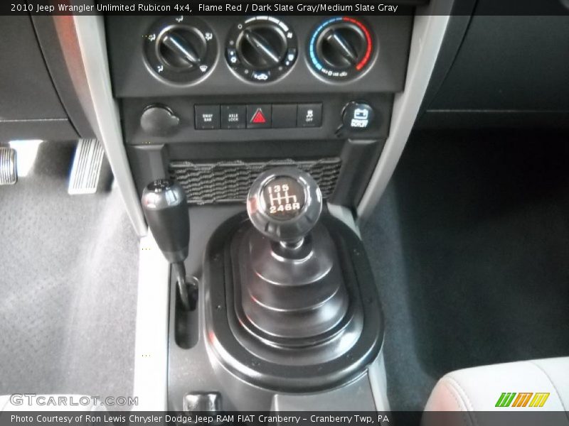  2010 Wrangler Unlimited Rubicon 4x4 6 Speed Manual Shifter