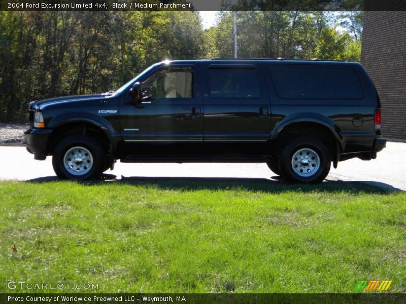 Black / Medium Parchment 2004 Ford Excursion Limited 4x4